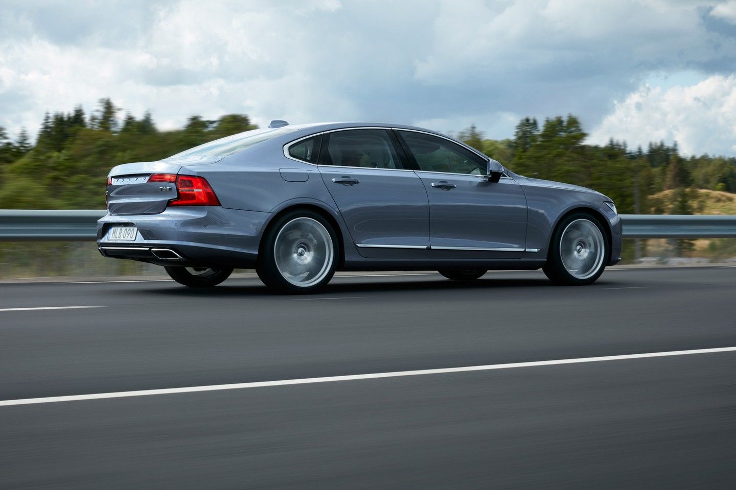 Location Rear Quarter Right Volvo S90 Mussel Blue