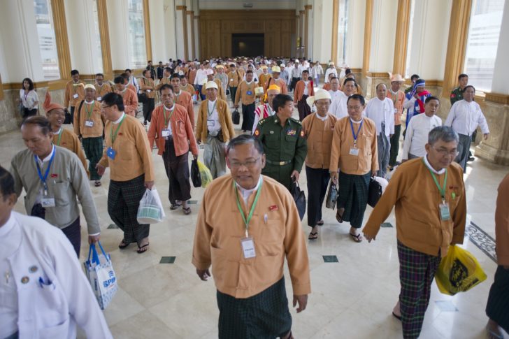 MYANMAR-PARLIAMENT-POLITICS