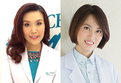 พญ.ธิศรา วีรสมัย, พญ.ธิดากานต์ รุจิพัฒนกุล 