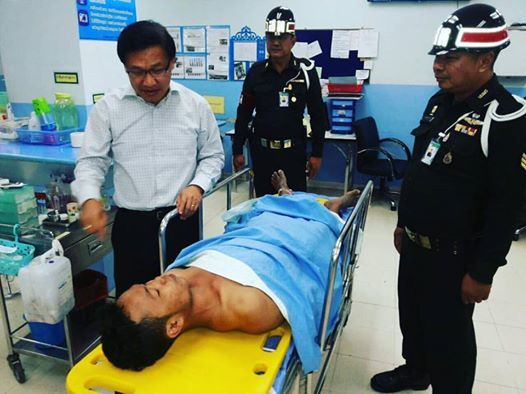 คนงานที่ได้รับบาดเจ็บ