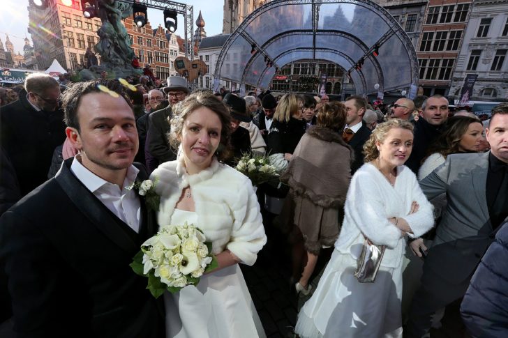 BELGIUM-WEDDING-ANNIVERSARY
