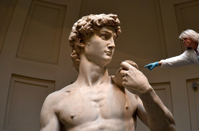 ITALY-ART-SCULPTURE-DAVID