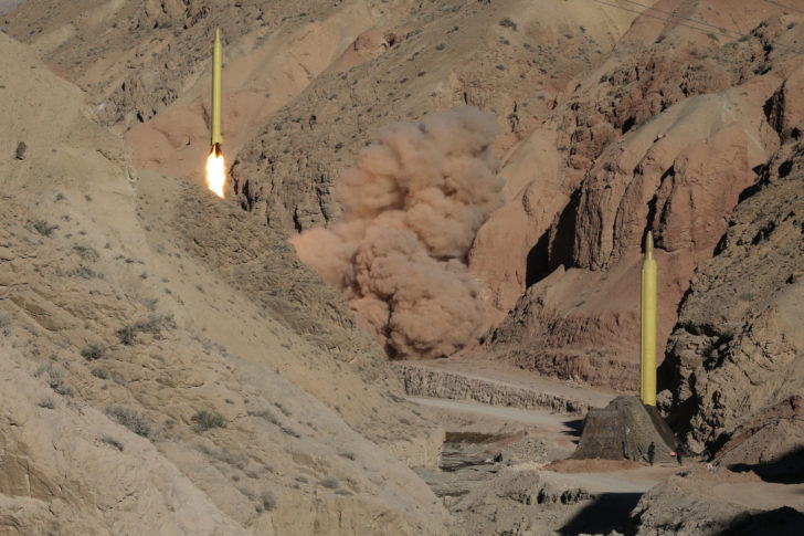 IRAN-WEAPONRY-MISSILE-TEST
