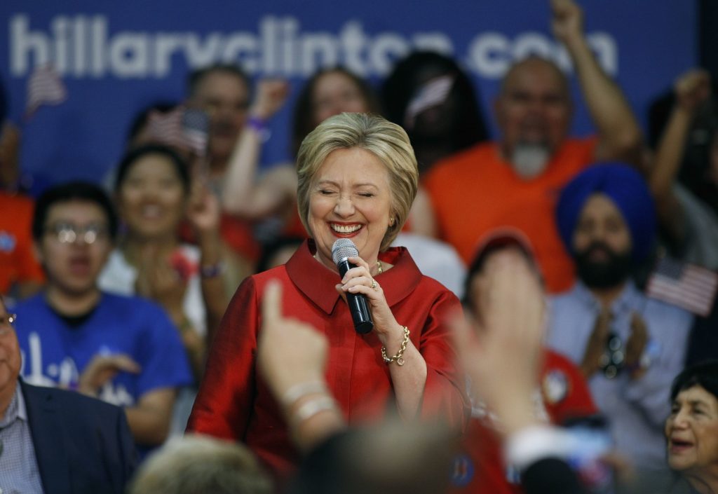 Hillary Clinton Campaigns In Phoenix One Day Before Arizona Primary