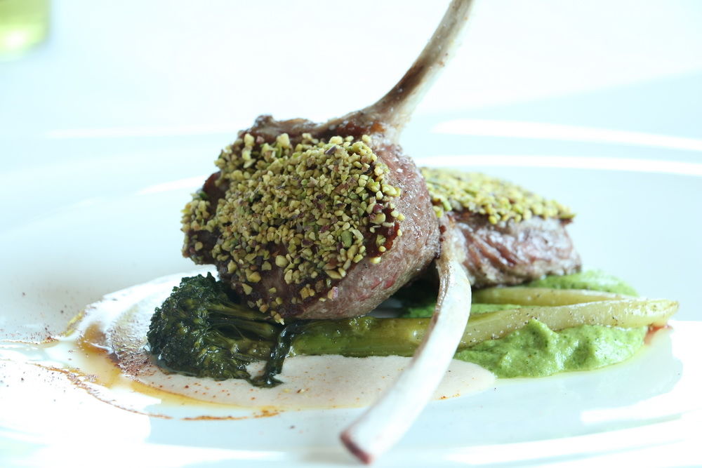 Grilled Australian lamb chop