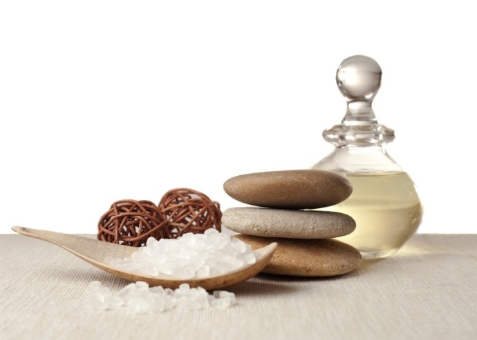 Hot Stone and Aroma Oil