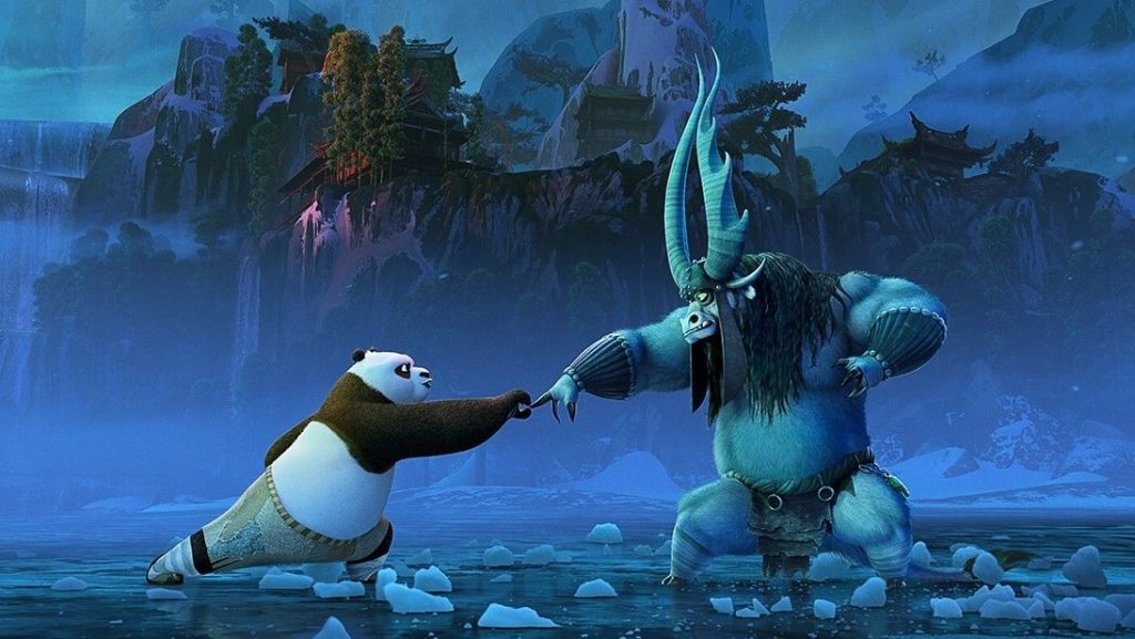 การต่อสู้ระหว่าง โปและไค (ภาพจาก dreamworks)