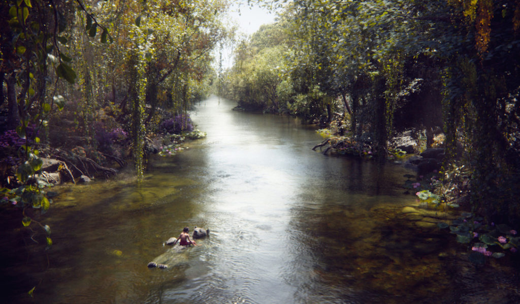 THE JUNGLE BOOK - (Pictured) MOWGLI and BALOO. ©2015 Disney Enterprises, Inc. All Rights Reserved.