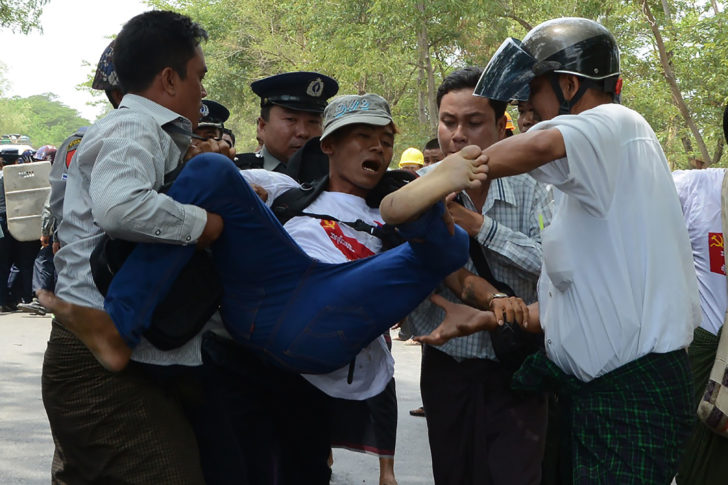 MYANMAR-POLITICS-PROTEST-UNREST