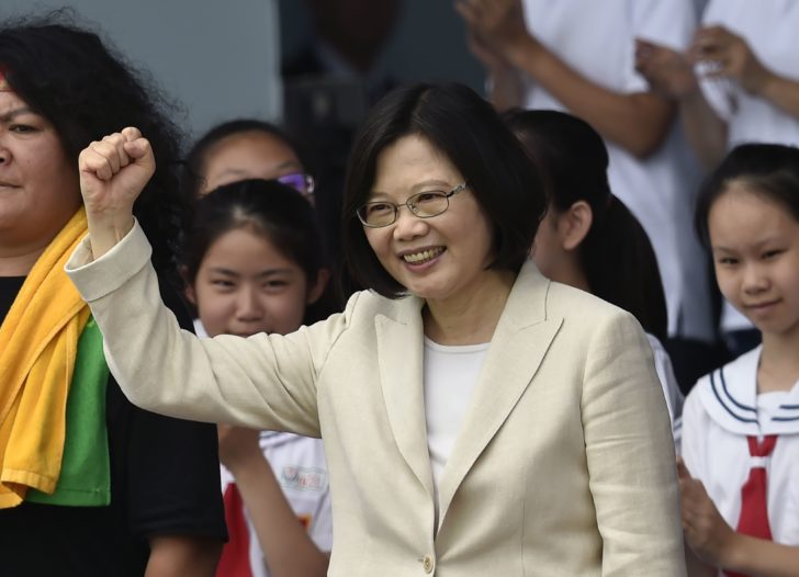 TAIWAN-CHINA-POLITICS-INAUGURATION-TSAI