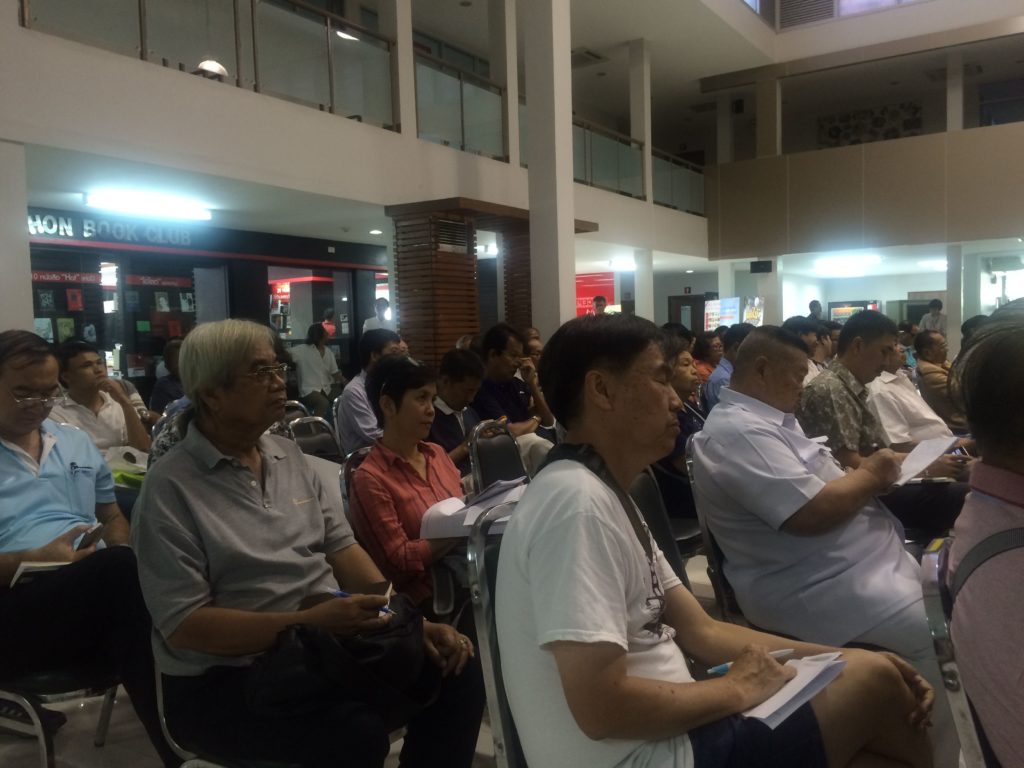 บรรยากาศเสวนา มีผู้เข้าร่วมคึกคัก 