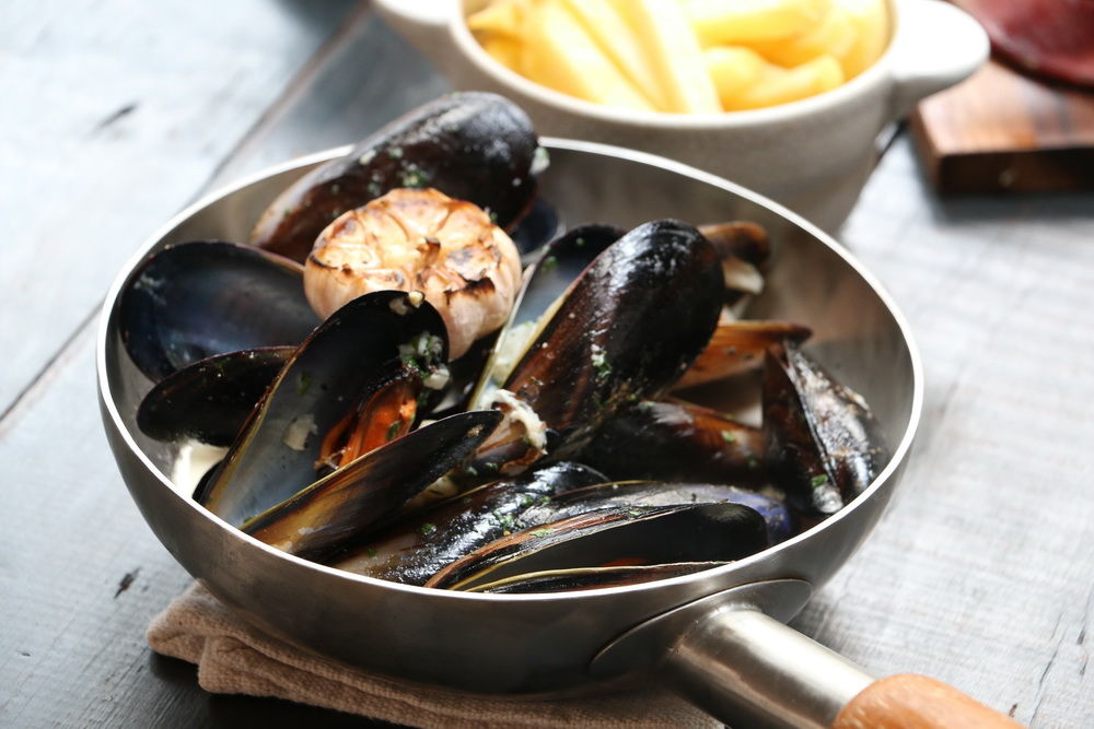 Mussels Creamy Garlic
