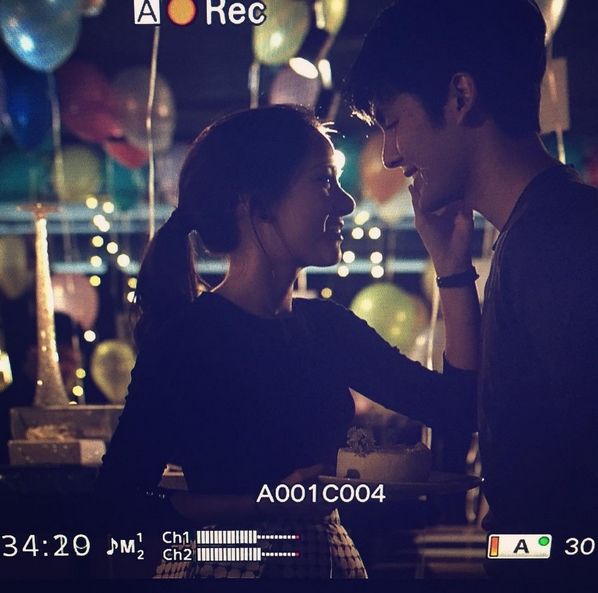 ภาพพรีม รณิดา - บอม ธนิน จากละครเดือนประดับดาว