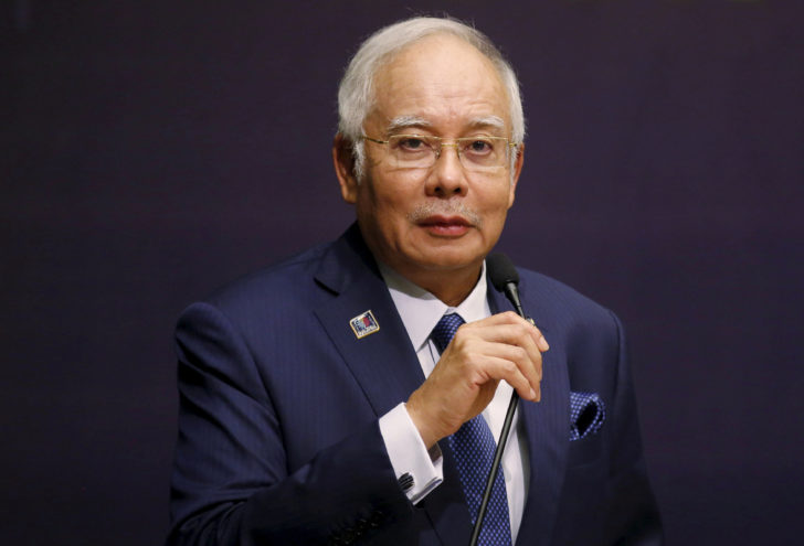 Malaysia's Prime Minister Najib Razak speaks at the opening of the International Conference on Deradicalisation and Countering Violent Extremism in Kuala Lumpur, Malaysia