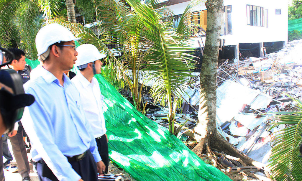 สภาวิศวกรฯ ลงพื้นที่ตรวจสอบของโรงแรมสยามบีช