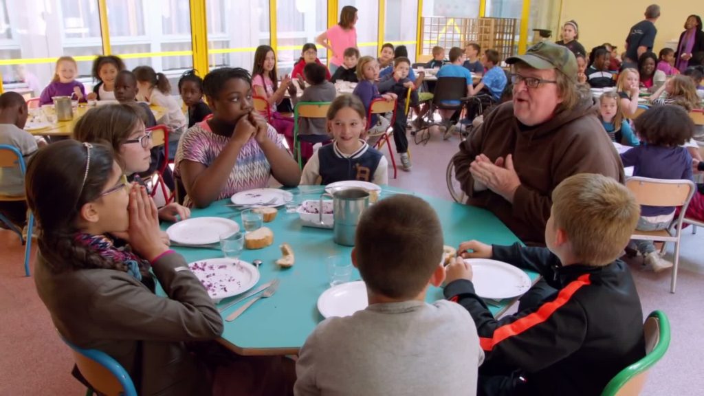 clairestbearestreviews_filmreview_wheretoinvadenext_lunch