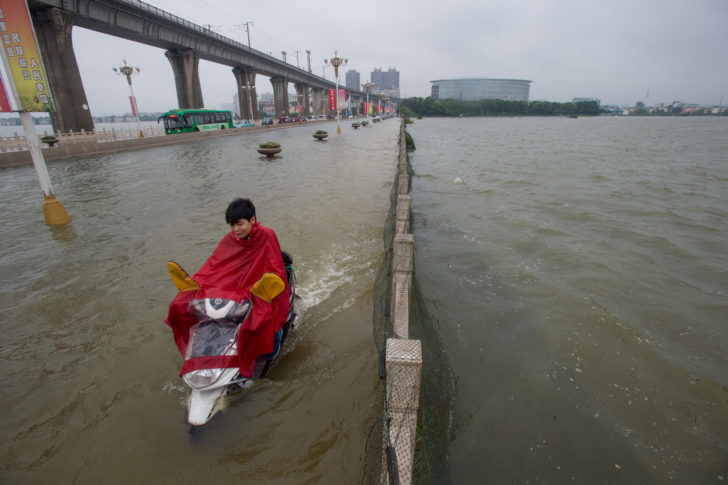 CHINA-WEATHER-FLOODS