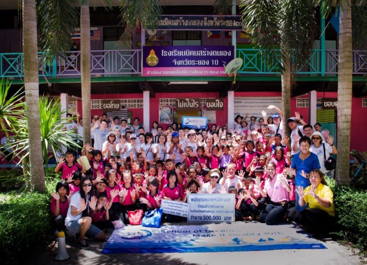 1.Citi Thailand Volunteers contribute 500K to school in Rayong