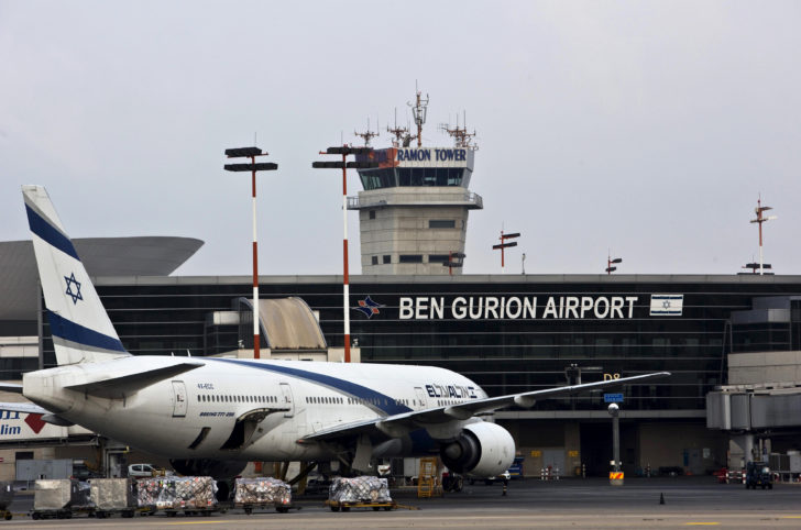 File photo of an EL AL aircraft at Ben Gurion International Airport near Tel Aviv, Israel