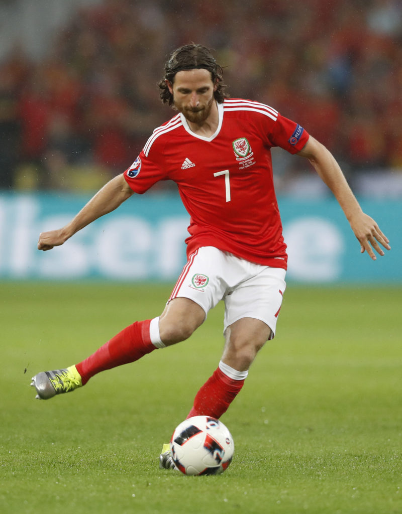 Football Soccer - Wales v Belgium - EURO 2016 - Quarter Final - Stade Pierre-Mauroy, Lille, France - 1/7/16 Wales' Joe Allen in action REUTERS/Carl Recine Livepic