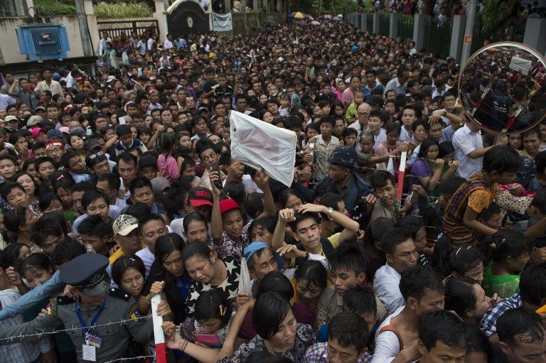 AFP PHOTO / YE AUNG THU