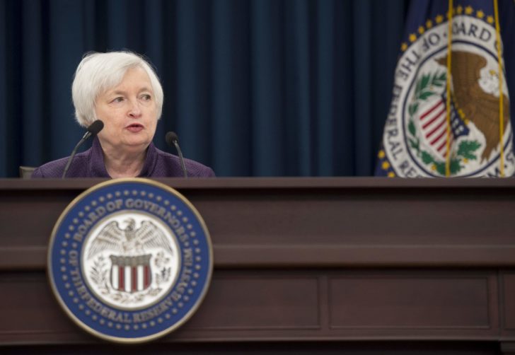 Federal Reserve Chair Janet Yellen quarterly announcement