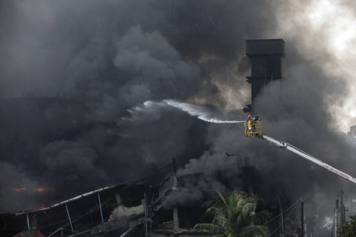 TOPSHOT-BANGLADESH-FIRE-LABOUR