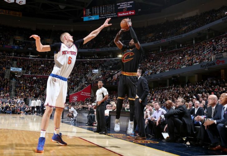 New York Knicks v Cleveland Cavaliers