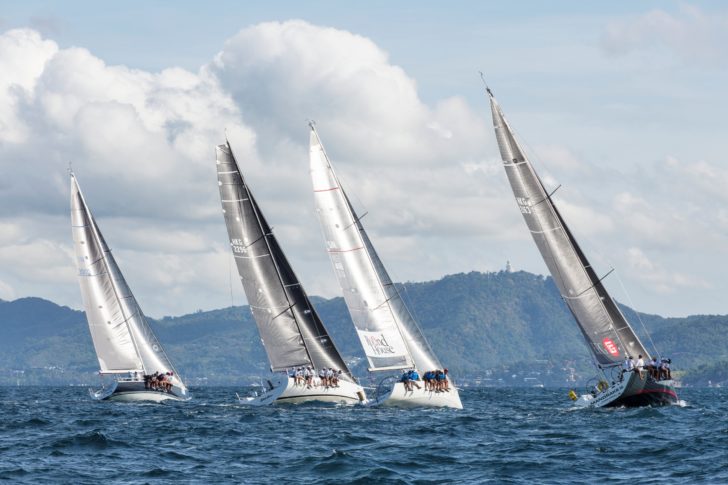 IRC 1 on the beat. Phuket King's Cup 2015.