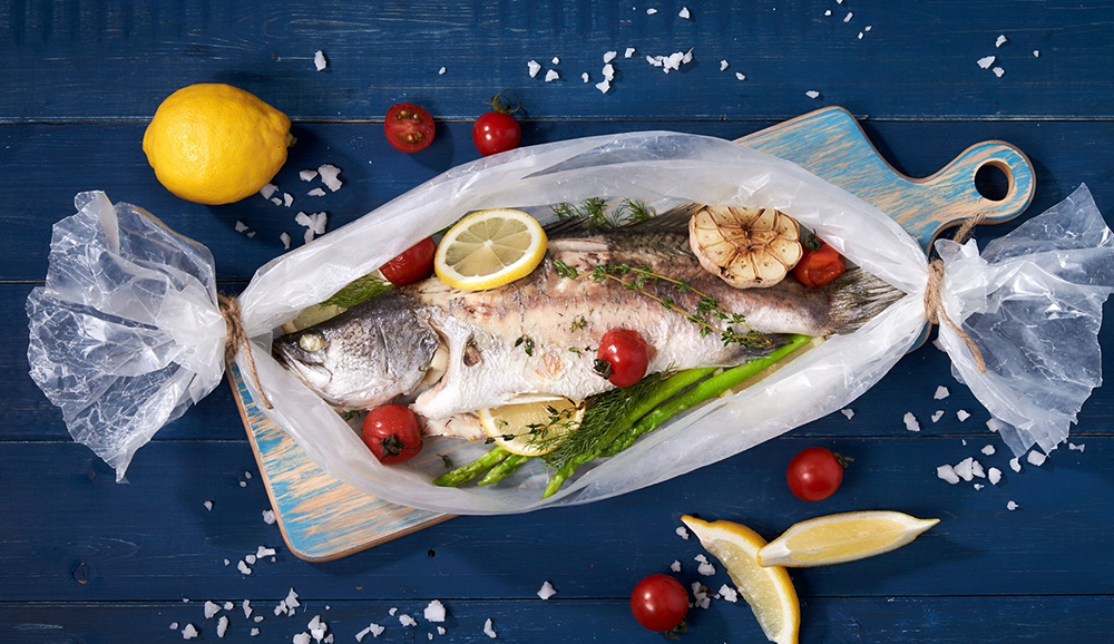 Seabass en papilotte