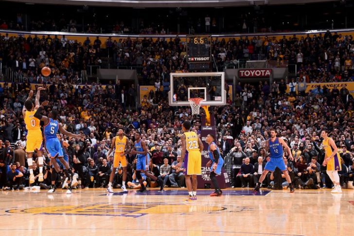 Oklahoma City Thunder v Los Angeles Lakers