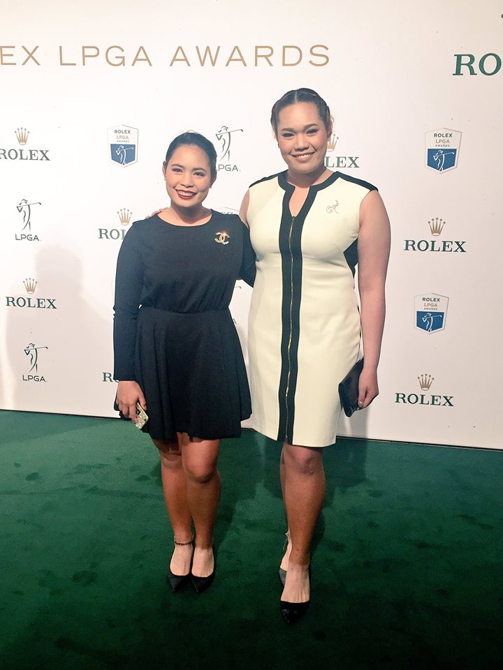 ภาพโปรโม-โปรเมร่วมงานเลี้ยงของ LGPA Tour (เครดิตภาพ Beth Ann Nichols ‏@GolfweekNichols)