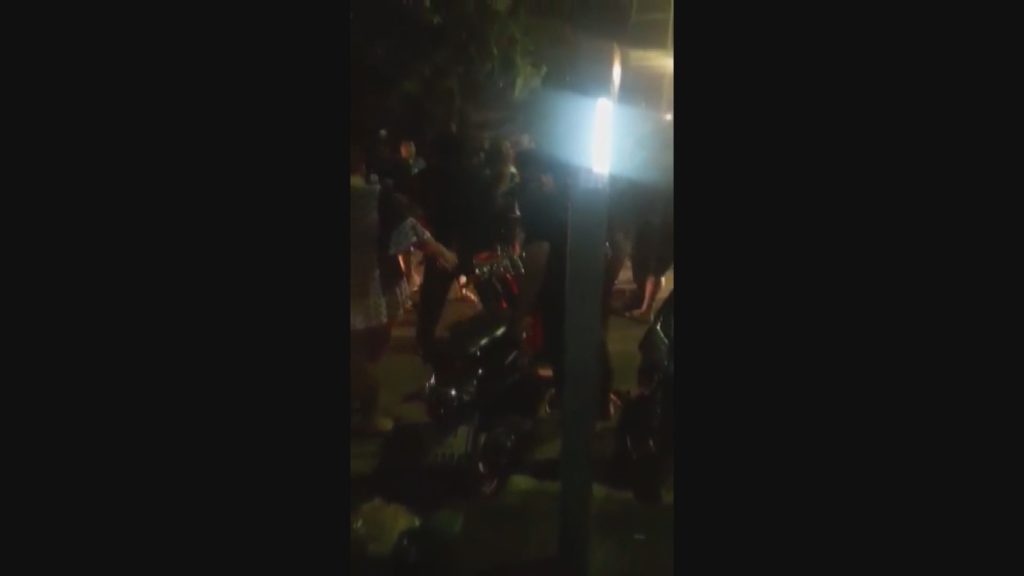 ภาพจากคลิปขณะเกิดเหตุ 
