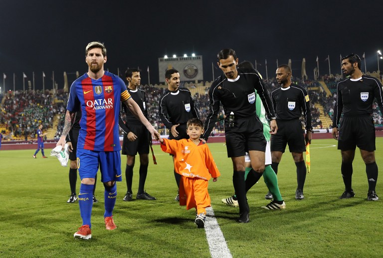 Football: Barcelona v Al Ahli friendly