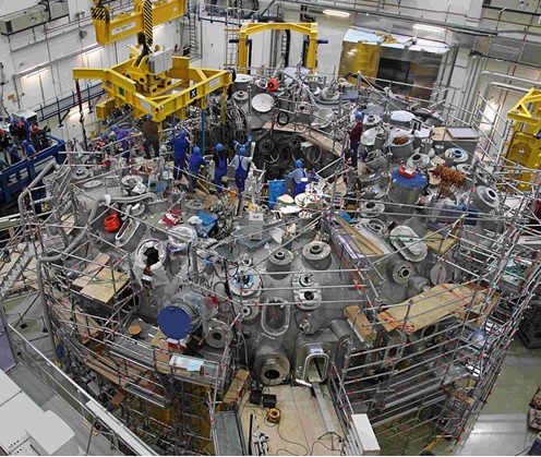 ภายนอกเตาปฏิกรณ์ Wendelstein 7-X