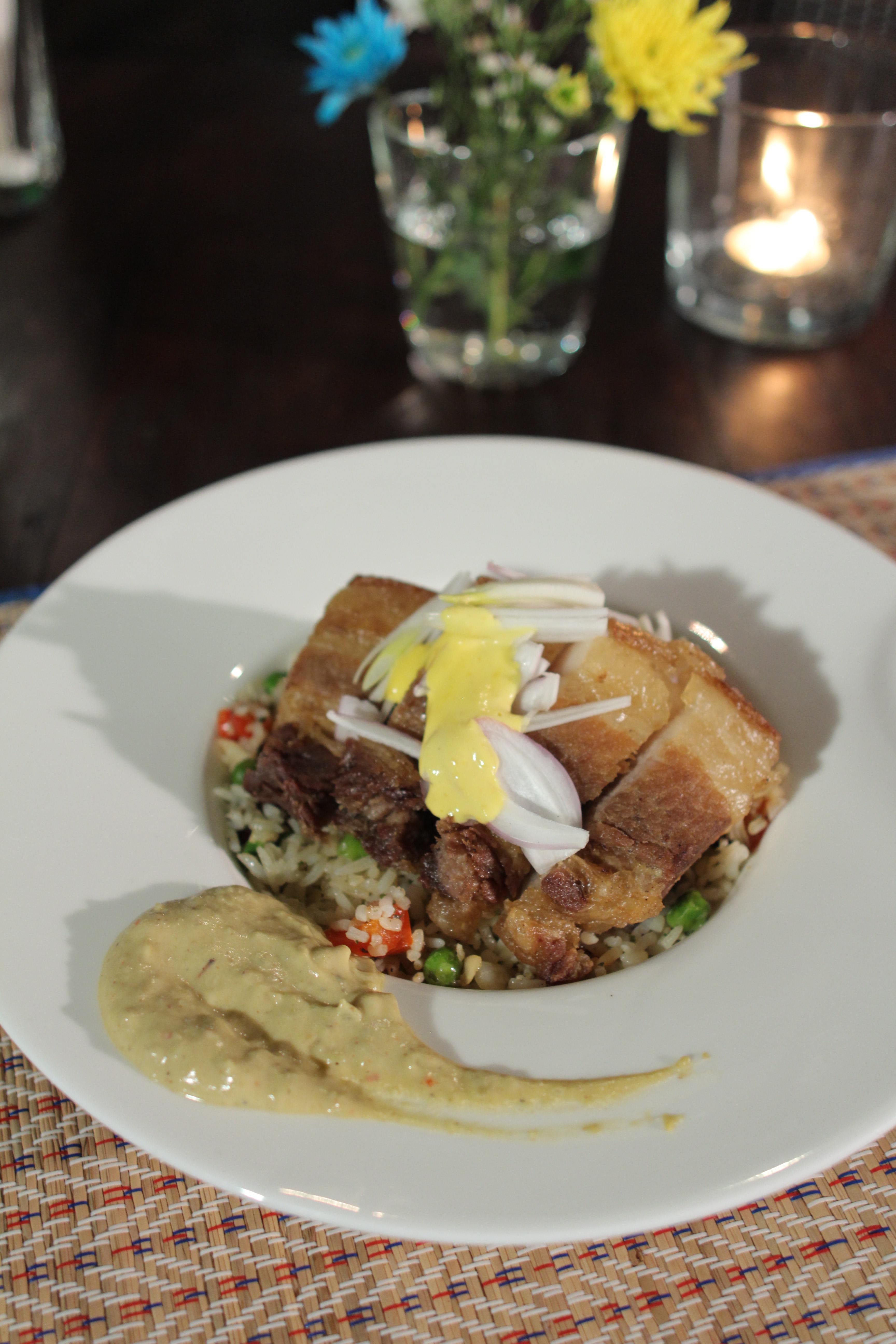 Chicharron con Arroz