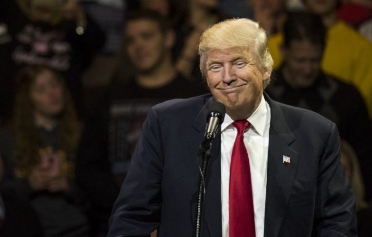 President-Elect Donald Trump And Vice President Elect Pence Hold Election Victory Rally In Ohio
