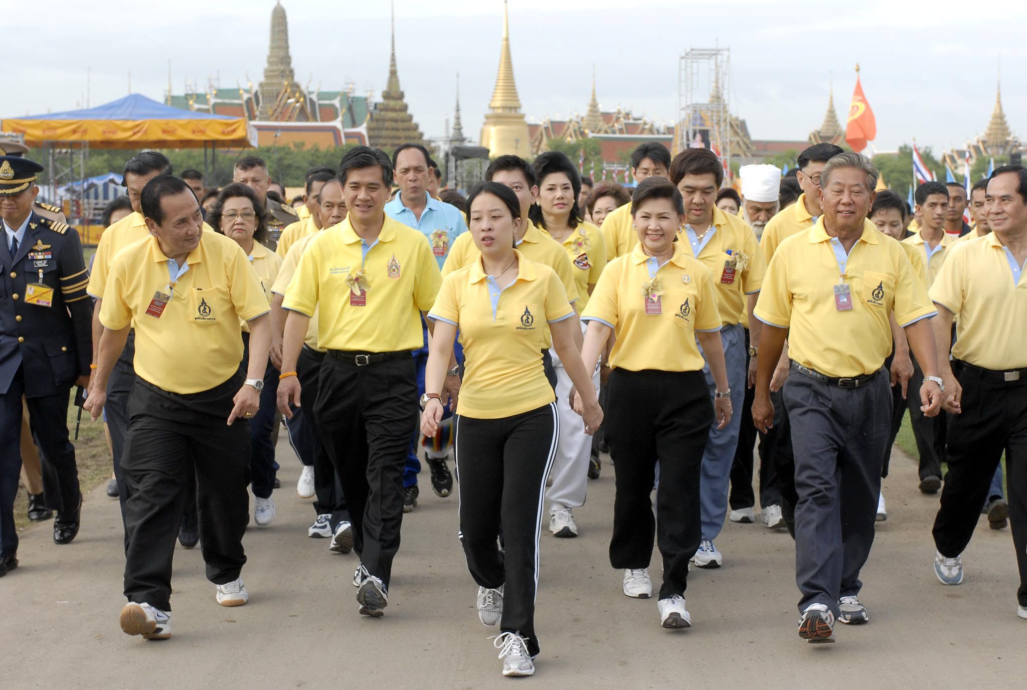 พระเจ้าหลานเธอพระองค์เจ้าพัชรกิติยาภา ร่วมเดินเฉลิมพระเกียรติ สมเด็จพระนางเจ้าพระบรมราชินีนาถ เนื่องในวันเฉลิมพระชนมพรรษา