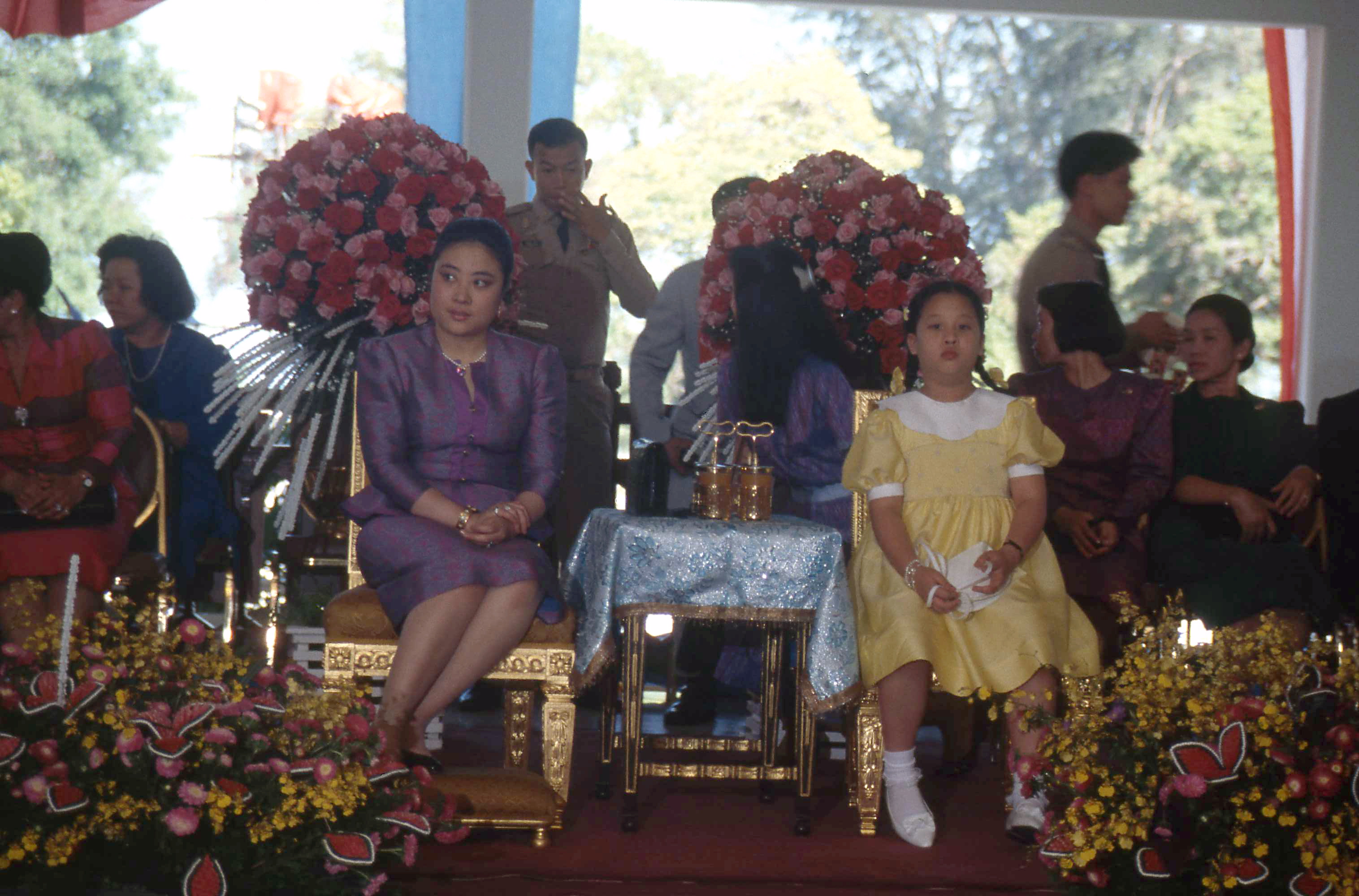 พระองค์เจ้าโสมสวลีพระวรราชาทินัดดามาตุ และ พระเจ้าหลานเธอพระองค์เจ้าพัชรกิติยาภา *** Local Caption *** ภาพสแกนจากฐานข้อมูลห้องสมุดภาพ