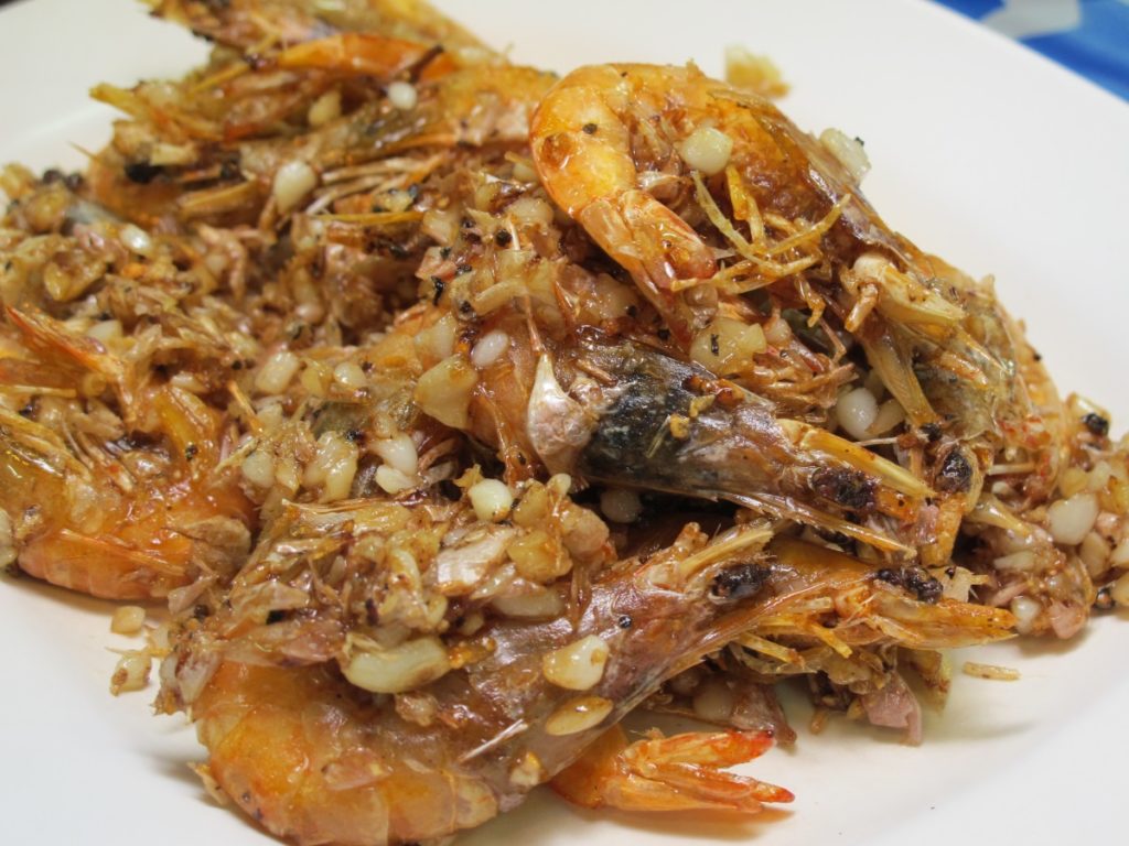 กุ้งตะกาดทอด