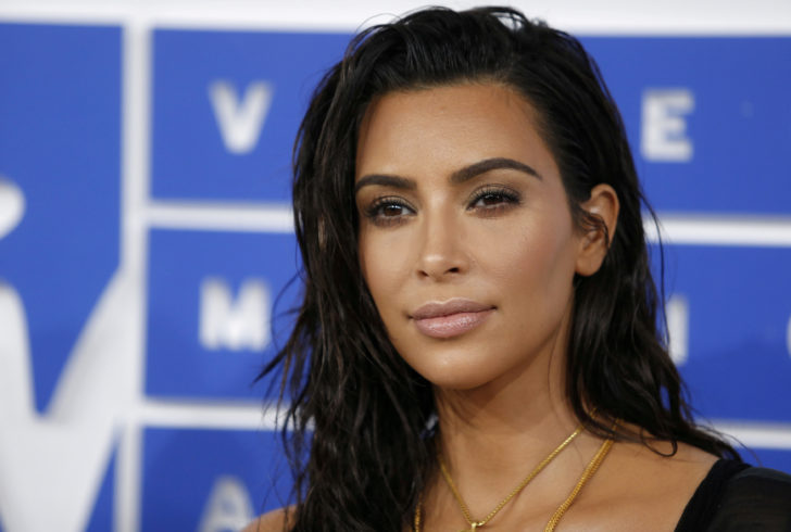 FILE PHOTO - Kim Kardashian arrives at the 2016 MTV Video Music Awards in New York