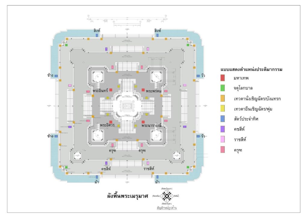 ผังพื้นพระเมรุมาศ