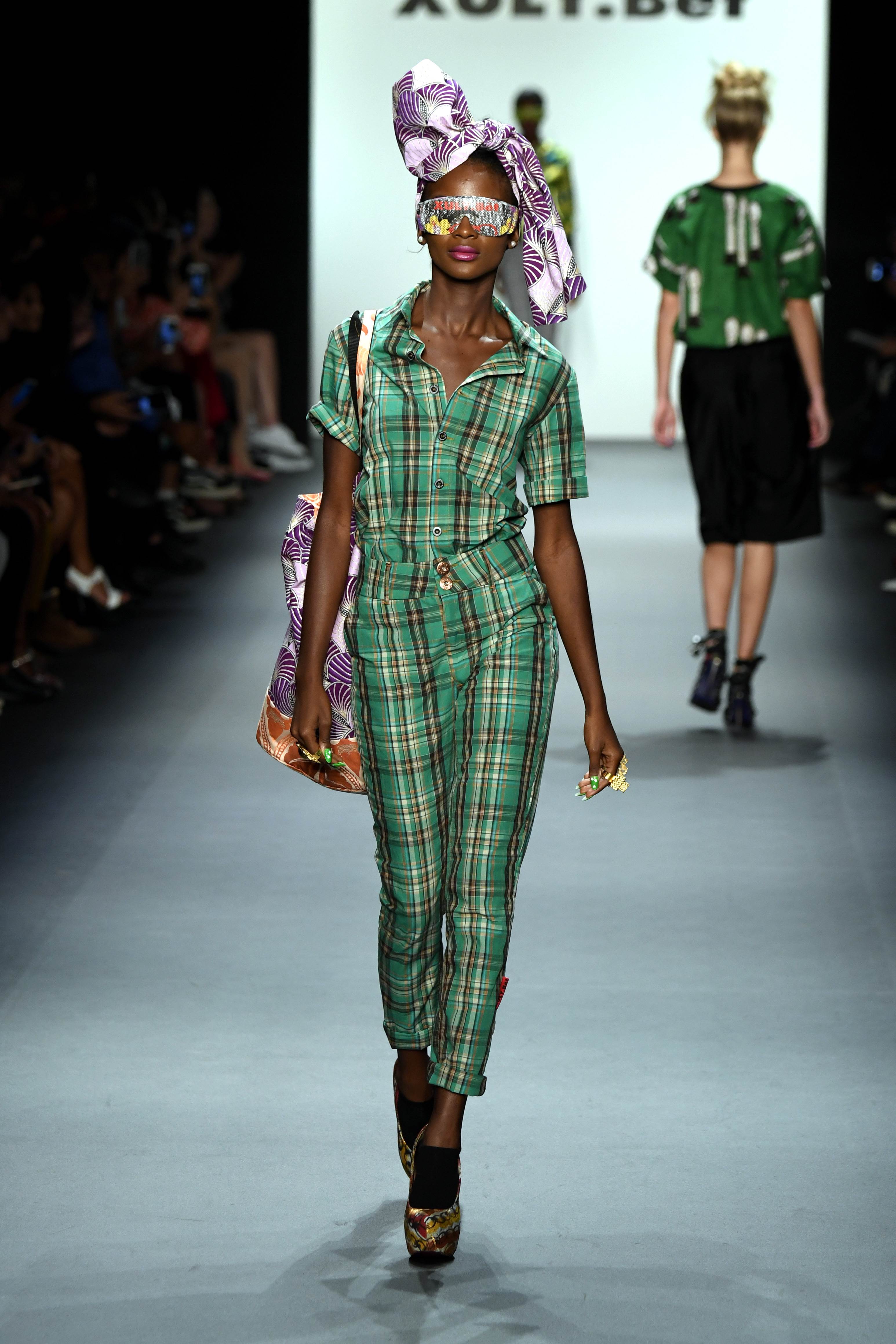 NEW YORK, NY - SEPTEMBER 14: a model walks the runway at Xuly Bet fashion show during September 2016 - New York Fashion Week: The Shows at The Dock, Skylight at Moynihan Station on September 14, 2016 in New York City. Frazer Harrison/Getty Images/AFP == FOR NEWSPAPERS, INTERNET, TELCOS & TELEVISION USE ONLY ==