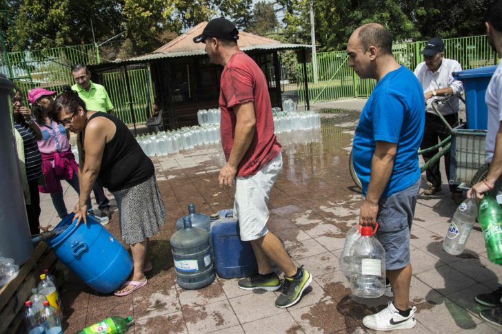 CHILE-WATER-EMERGENCY