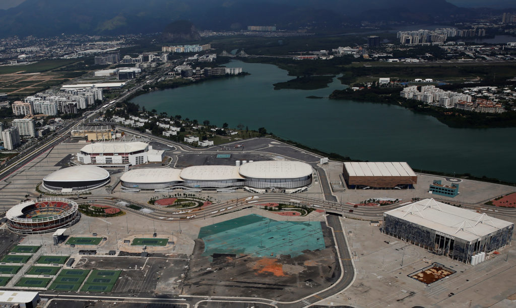 ภาพมุมสูงของโอลิมปิกปาร์กในรีโอเดจาเนโร (ภาพ Reuters)