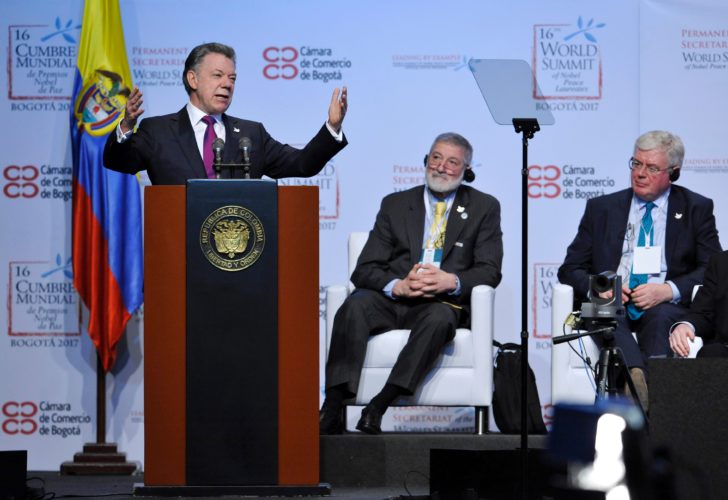 COLOMBIA-PEACE-NOBEL-WORLD-SUMMIT