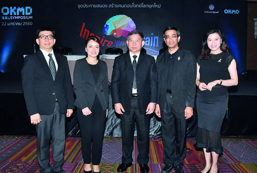 ร่วมเปิดงานสัมมนา - พล.อ.อ.ประจิน จั่นตอง รองนายกรัฐมนตรี ร่วมเป็นประธานเปิดงานสัมมนาวิชาการงานพัฒนาสมองเพื่อการเรียนรู้ “OKMD BBL Symposium Inspire your brain, inspire your future” เพื่อเป็นช่องทางหนึ่งที่จะขยายการเรียนรู้แบบหลักของการเรียนรู้ที่เข้าใจพัฒนาการสมองของคนทุกวัย หรือ Brain-based Learning (BBL) สู่สังคมวงกว้าง เพื่อจุดประกายสมอง ณ ศูนย์การประชุมแห่งชาติสิริกิติ์ เมื่อเร็วๆ นี้