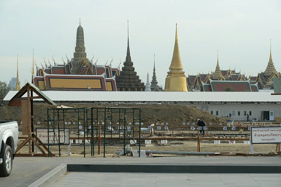 กำหนดผังจุดก่อสร้าง