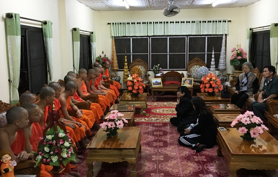 สามเณรในโครงการ ที่วัดสบสม อ.เชียงของ จ.เชียงราย