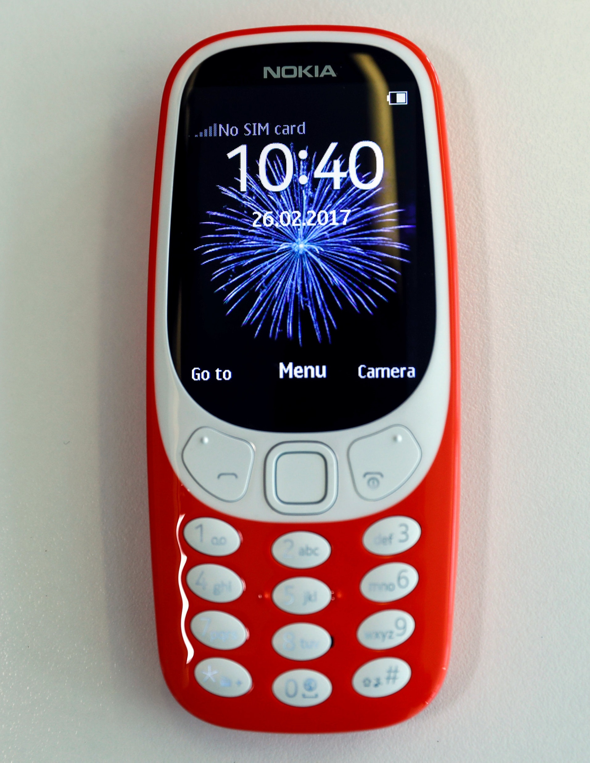 The Nokia 3310 is seen in an office in London, Britain February 24, 2017. Picture taken February 24, 2017. REUTERS/Eddie Keogh